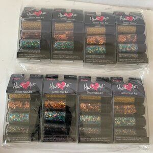 8 PACKS Fing'rs Heart 2 Art Glitter Nail Art 31301 "Twinkle My Fancy "NEW SEALED